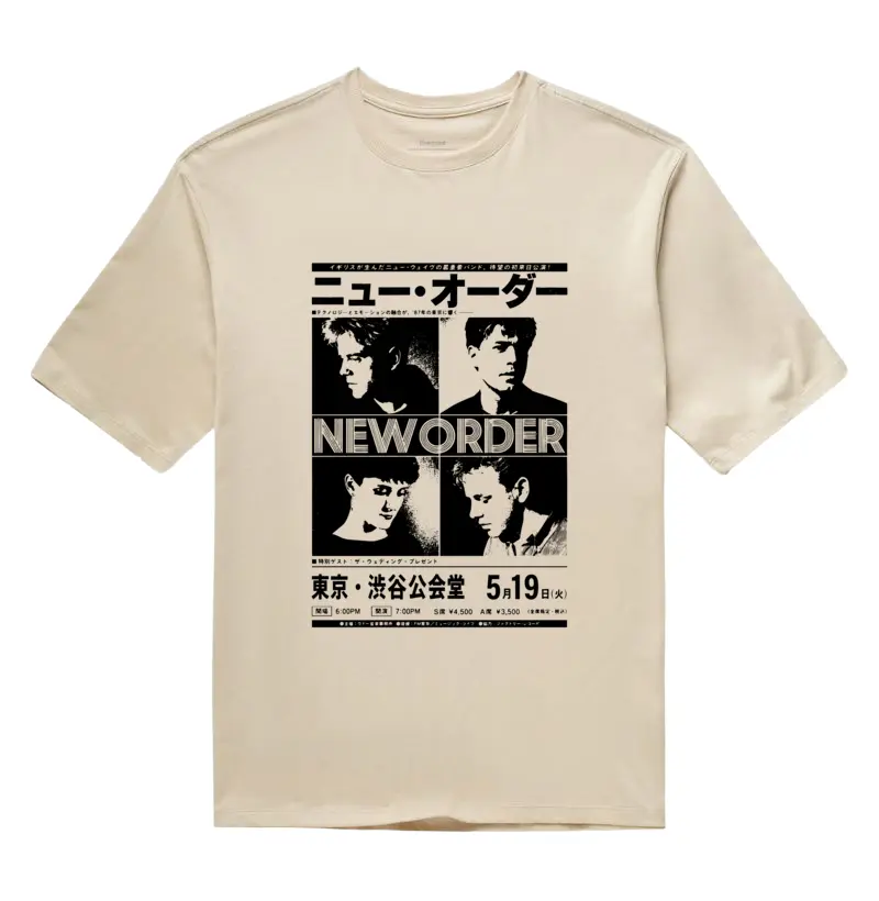 Camiseta Oversized Tokyo New Order