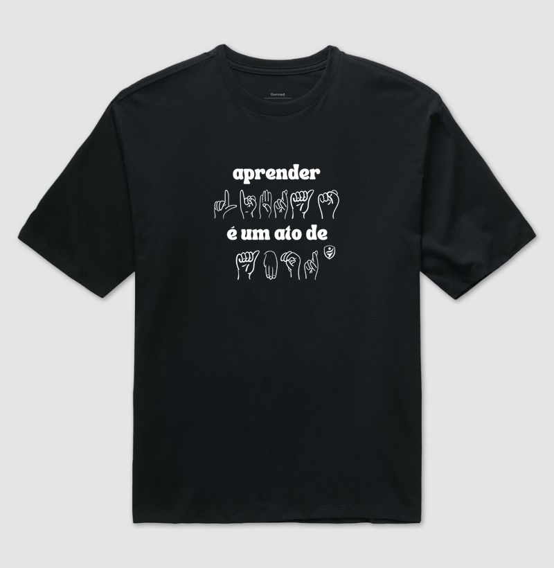 Aprender Libras - Oversized