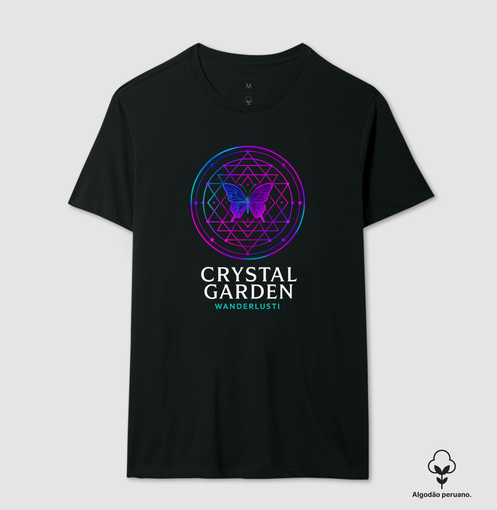 Camiseta Algodão Peruano Mandala 