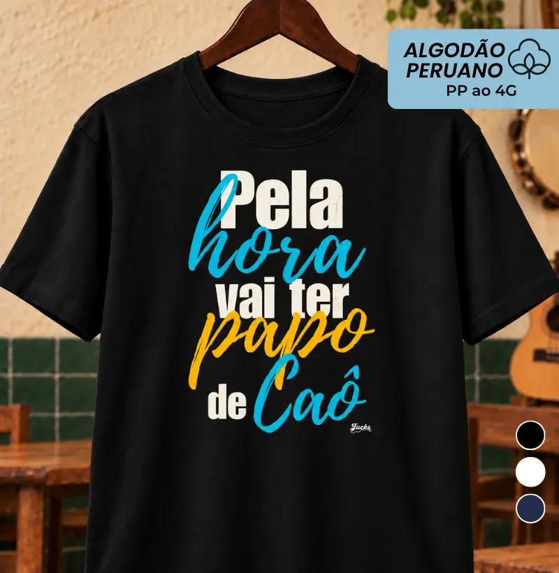 Pela Hora - Camiseta Algodão Peruano