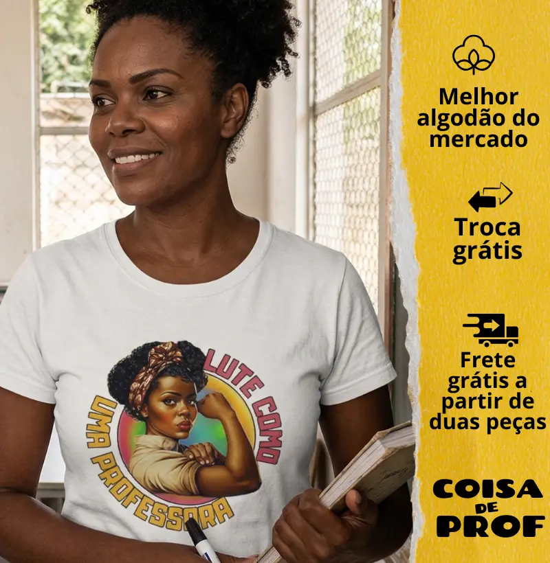 Camiseta Lute Como Uma Professora