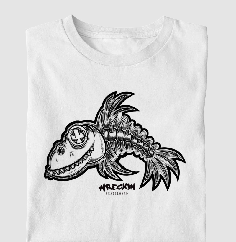 Peixe Esqueleto Infantil