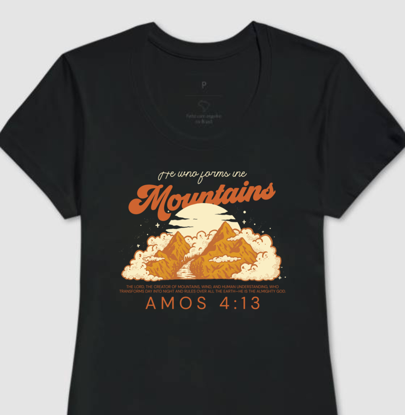 Camiseta Mountains Amos Feminina