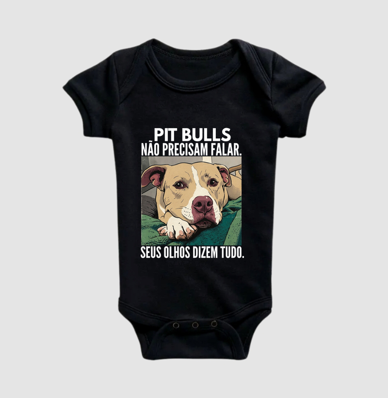 PIT BULLS NÃO PRECISAM FALAR. SEUS OLHOS DIZEM TUDO.