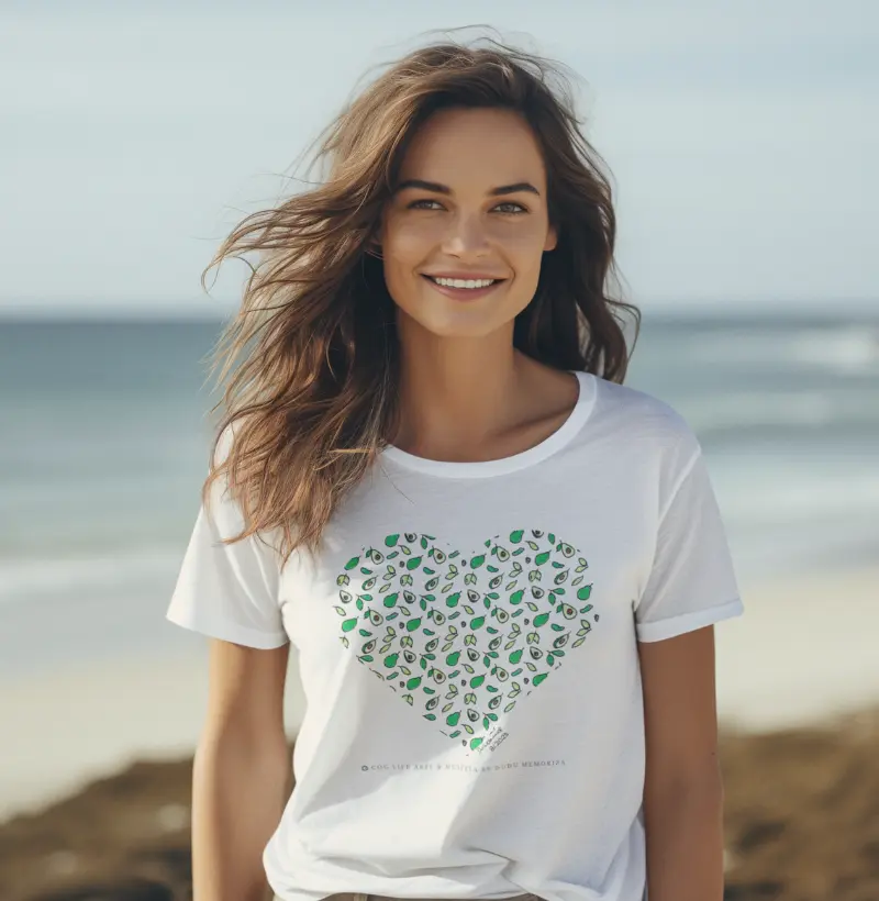 Camiseta Adulto Em coração by Dudu Memoriza