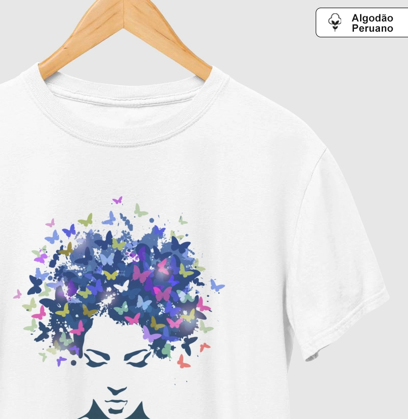 Mulher borboleta pima