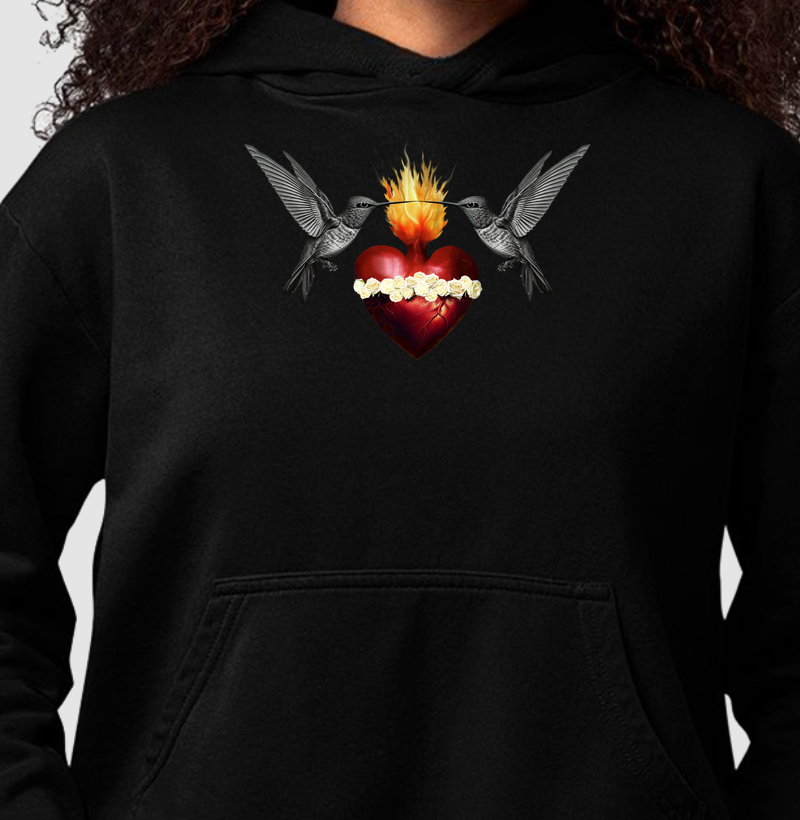 Amor Alado em chamas