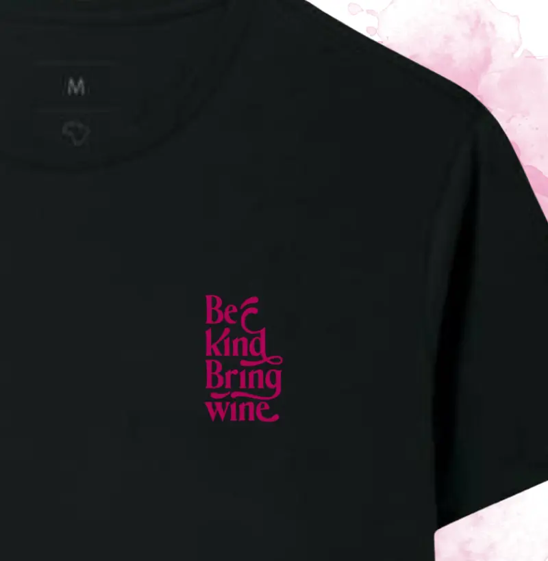 Be Kind Bring Wine Minimal