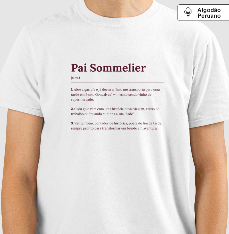 Pai Sommelier - ALGODÃO PERUANO