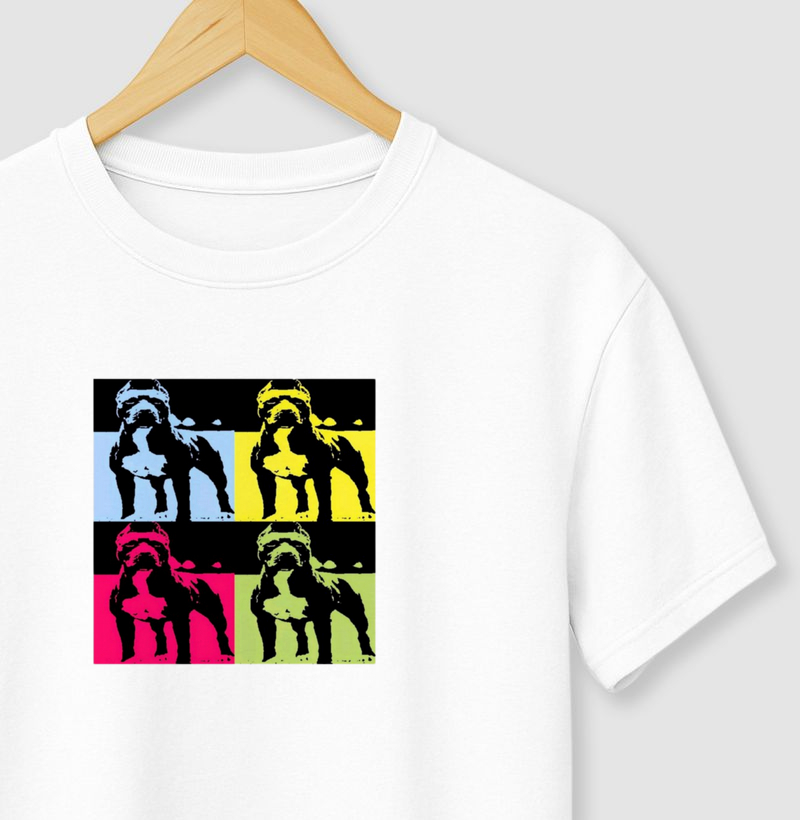 4 PIT BULL POP ART