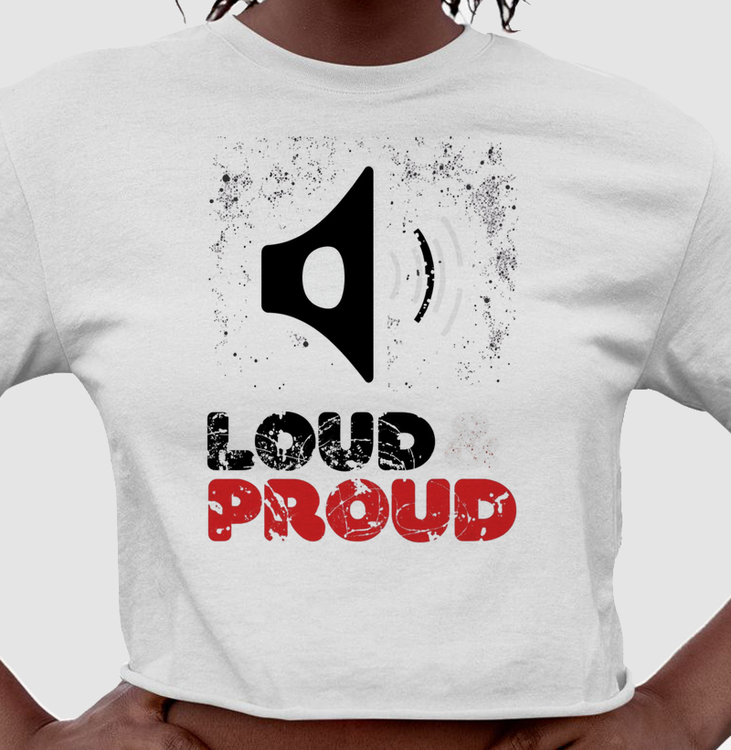 Cropped VOLUME UP: Nascido para ser ouvido