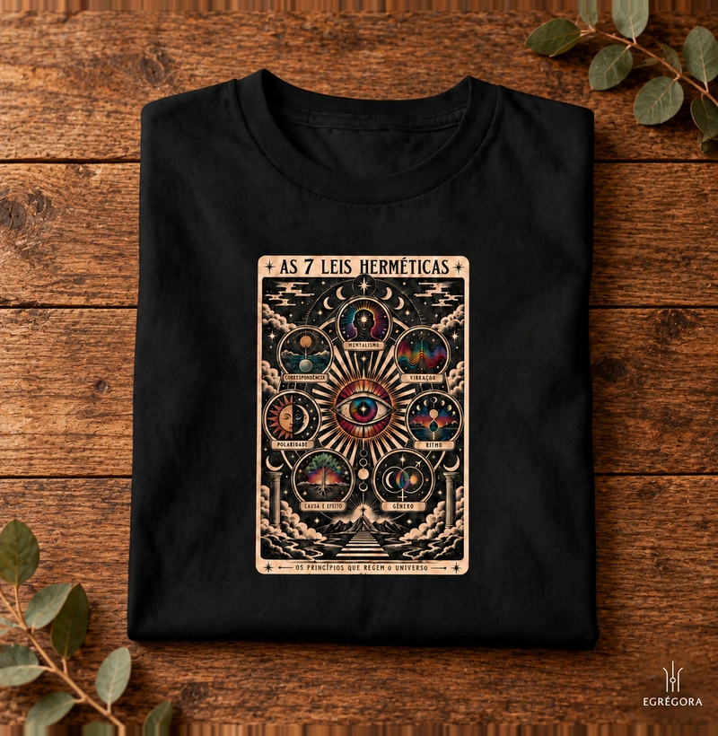 As 7 Leis Herméticas - Camiseta