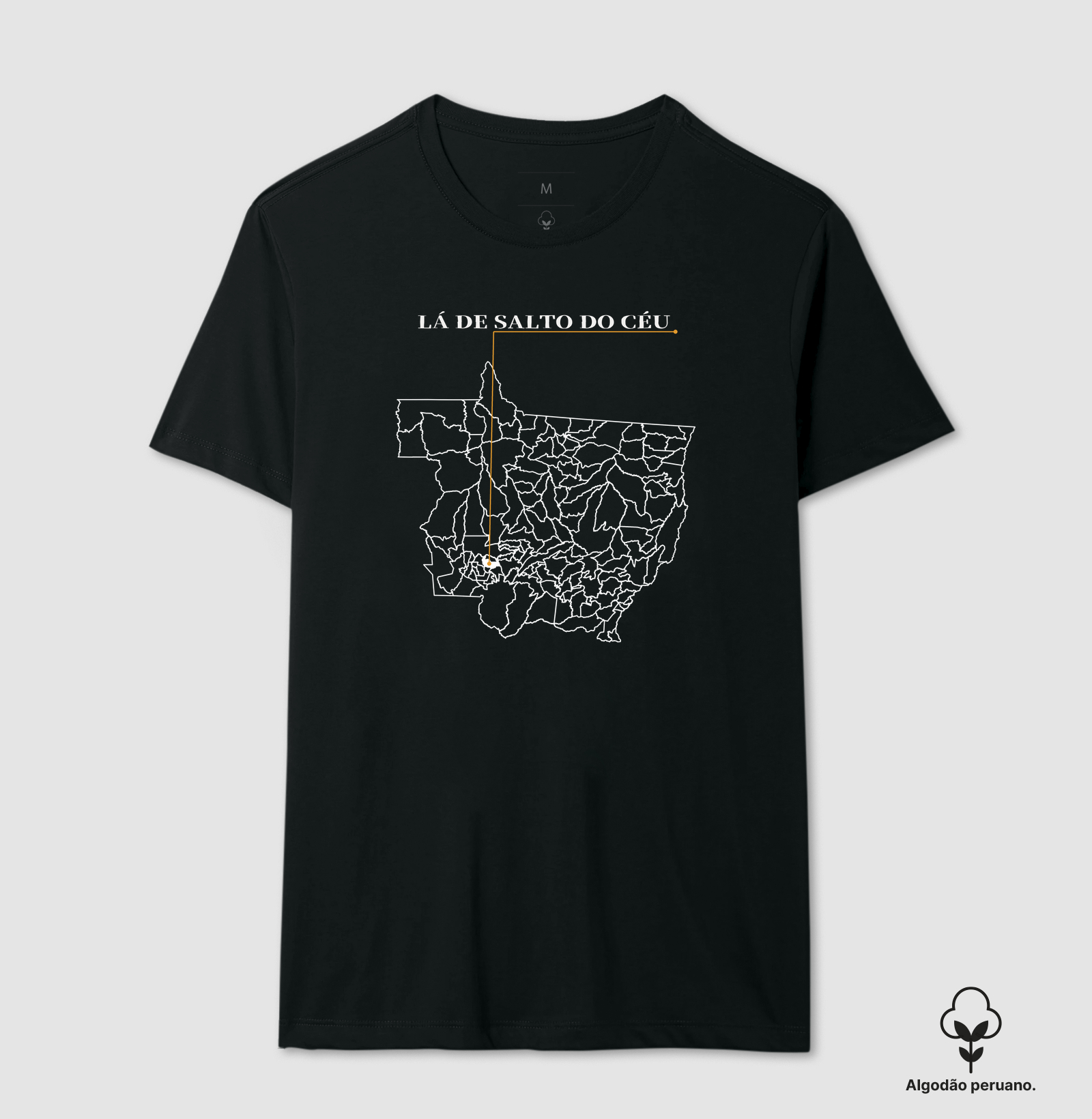 Salto do Céu | Origem MT - Camiseta Algodão Peruano