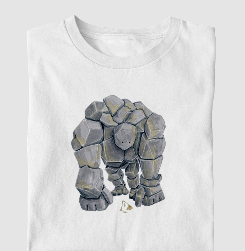 Camiseta Infantil Golem de Pedra