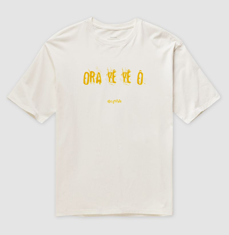 oversized OXUM saudação unissex