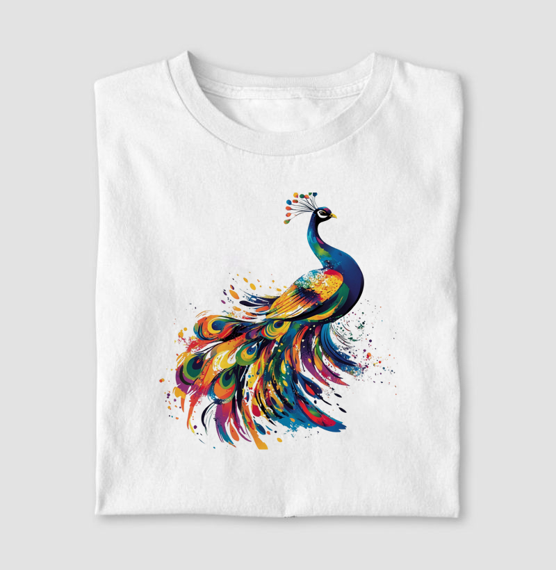 Pavão colors aquarela