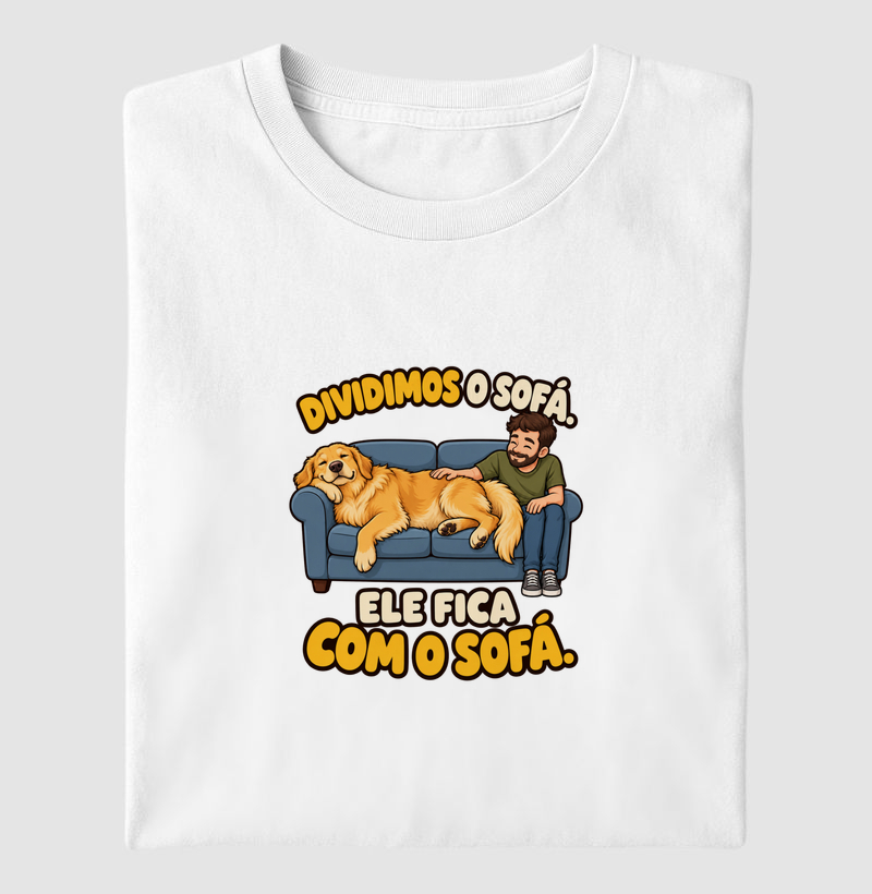 O sofá é dele. A prestação é minha.