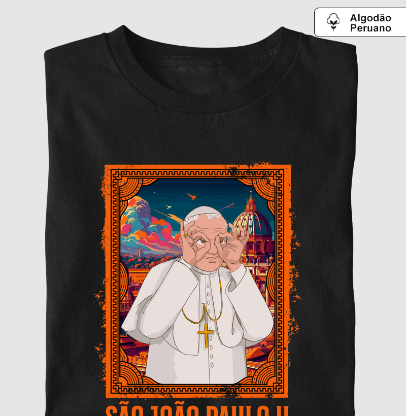 São João Paulo II - O Amor de Deus Algodão Peruano