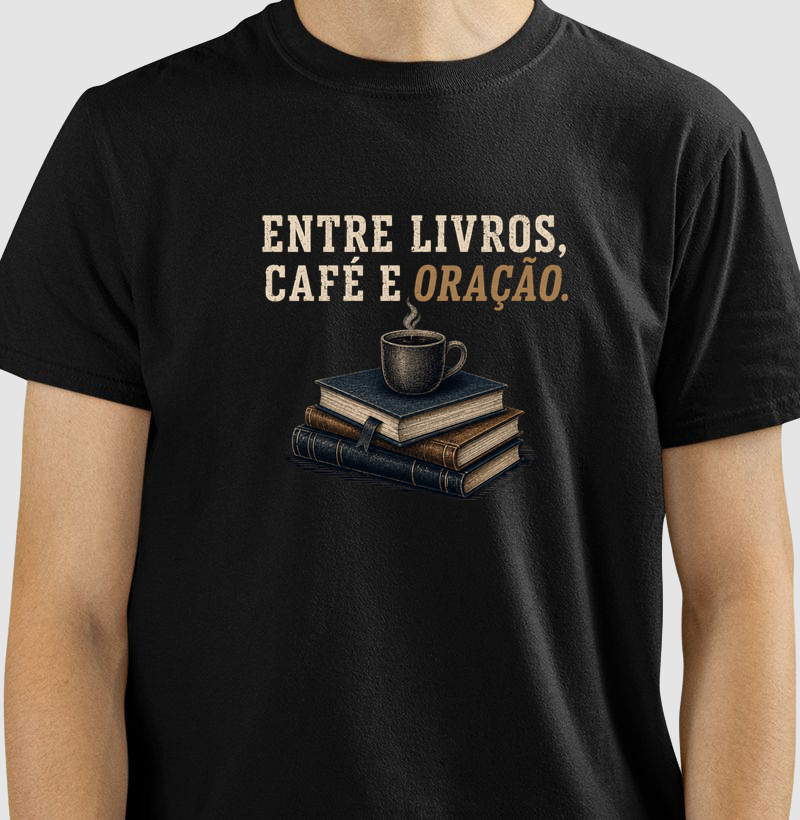 Entre Livros, Café e Oração - Versão Masculina
