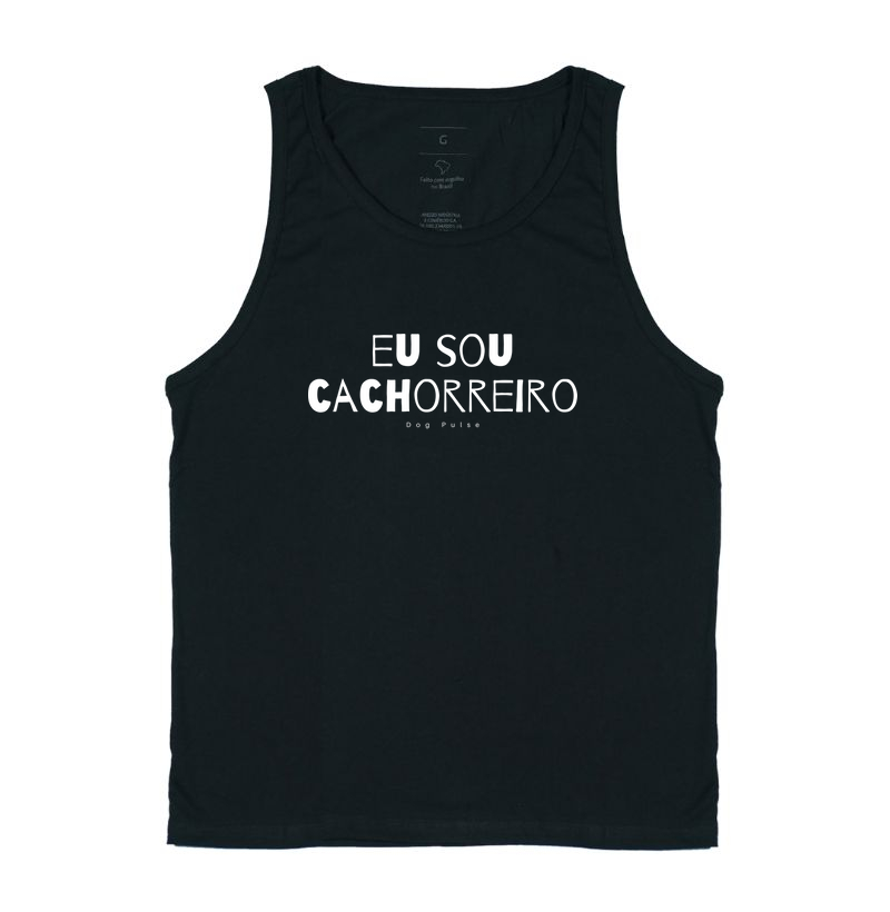Camiseta Regata Dog Pulse - Eu Sou Cachorreiro