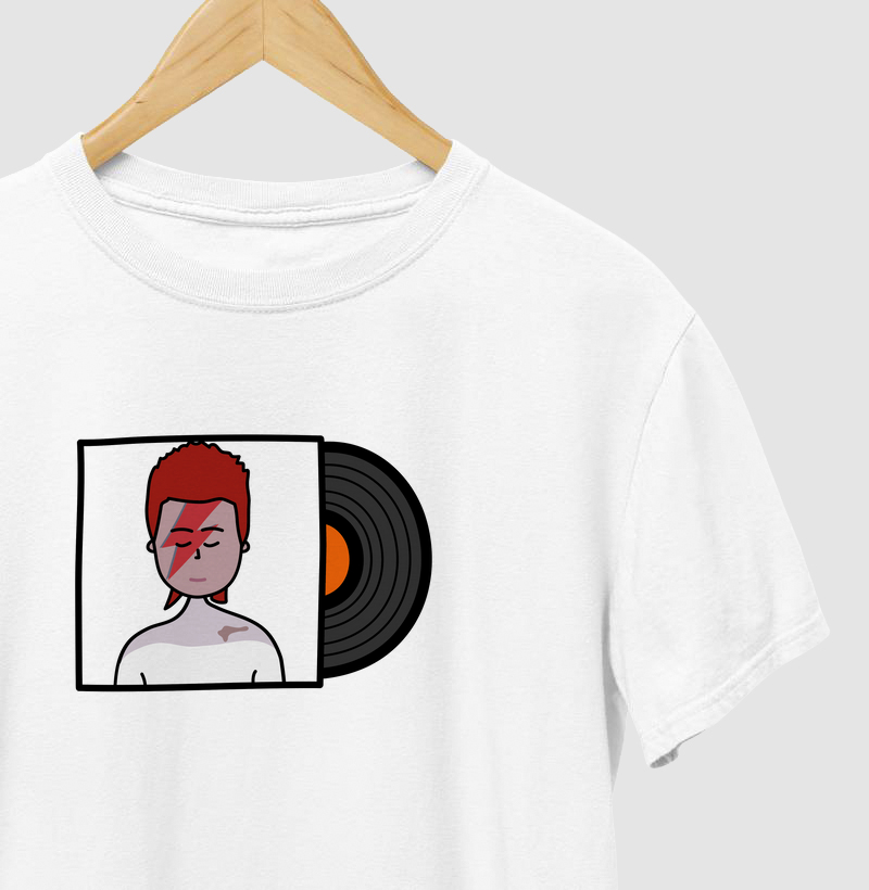 Camiseta Inspiração David Bowie