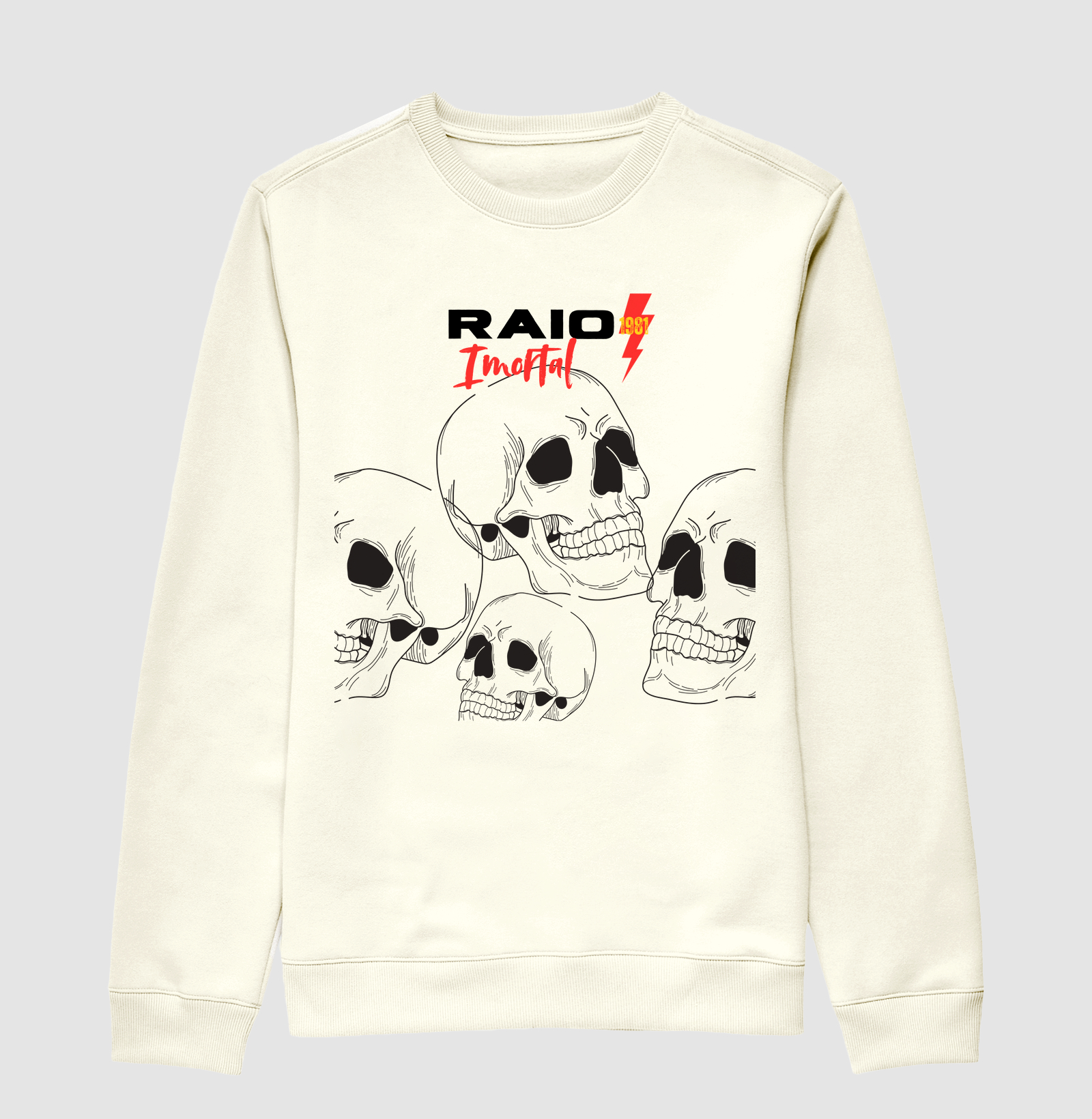 Suéter Moletom Off White - Caveira