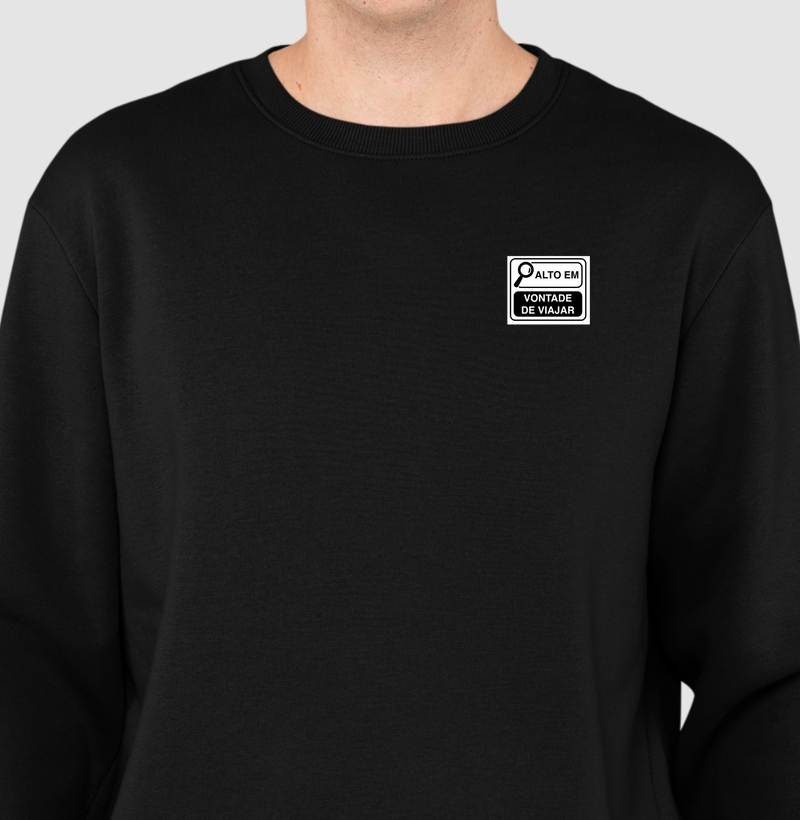 Alto em: vontade de viajar