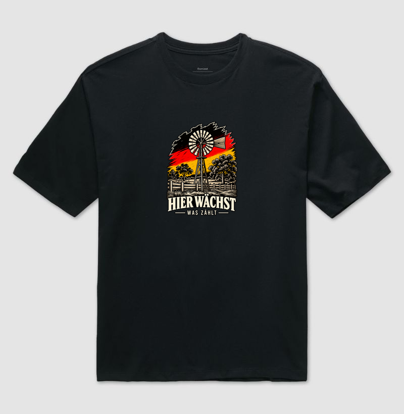 Hier wächst, was zählt - Camiseta Oversized