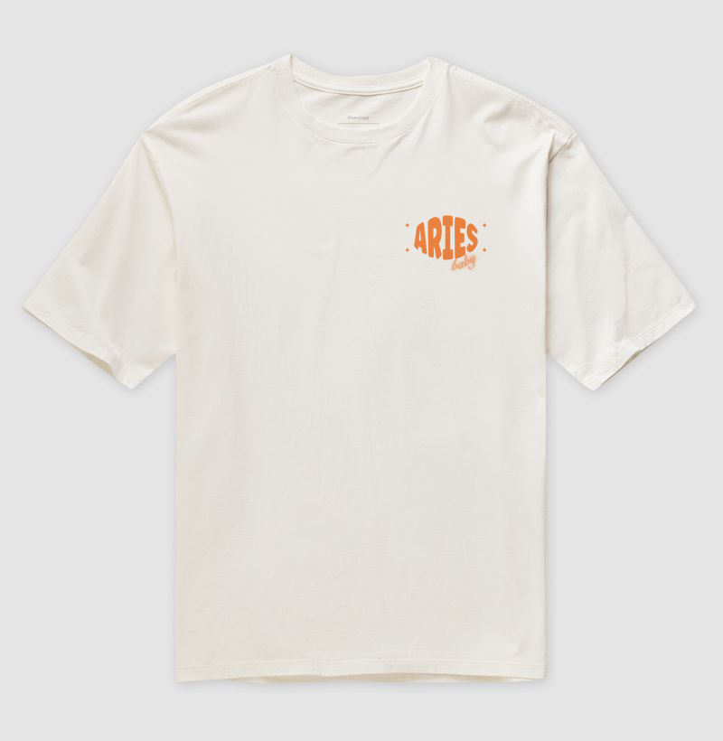 Camiseta Oversized Aries Baby