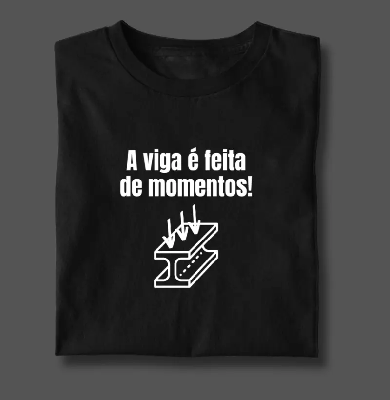 A viga é feita de momentos!