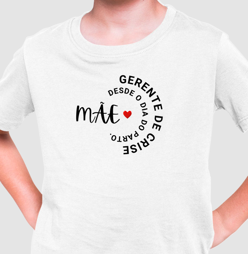 Mãe gerente de crise.