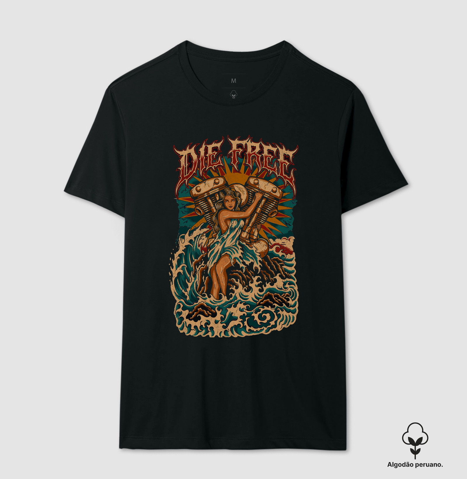 ⚡ Domine o caos. - Camiseta Algodão Peruano