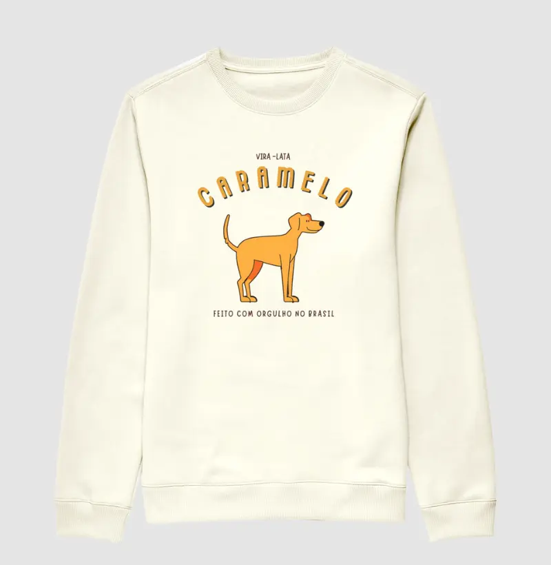 Caramelo do Brasil Moletom Careca