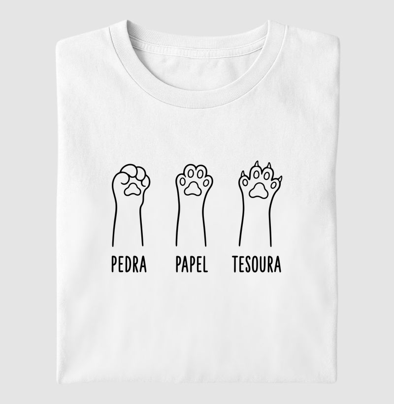 PEDRA PAPEL TESOURA - Camiseta