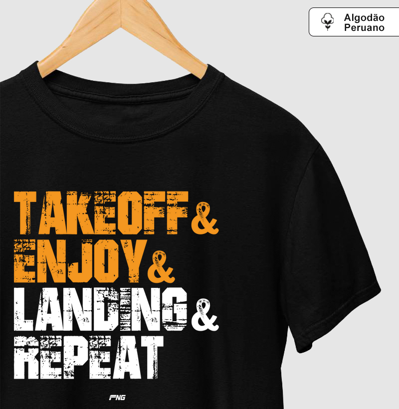 Camiseta Takeoff & enjoy