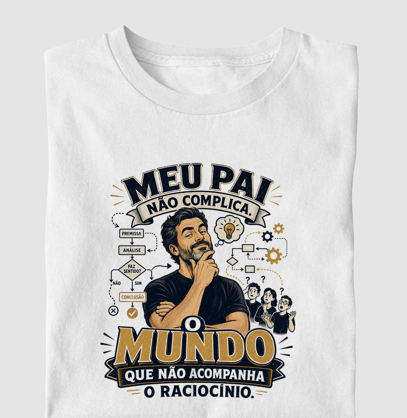 Meu Pai Não Complica. O Mundo Que Não Acompanha o Raciocínio.