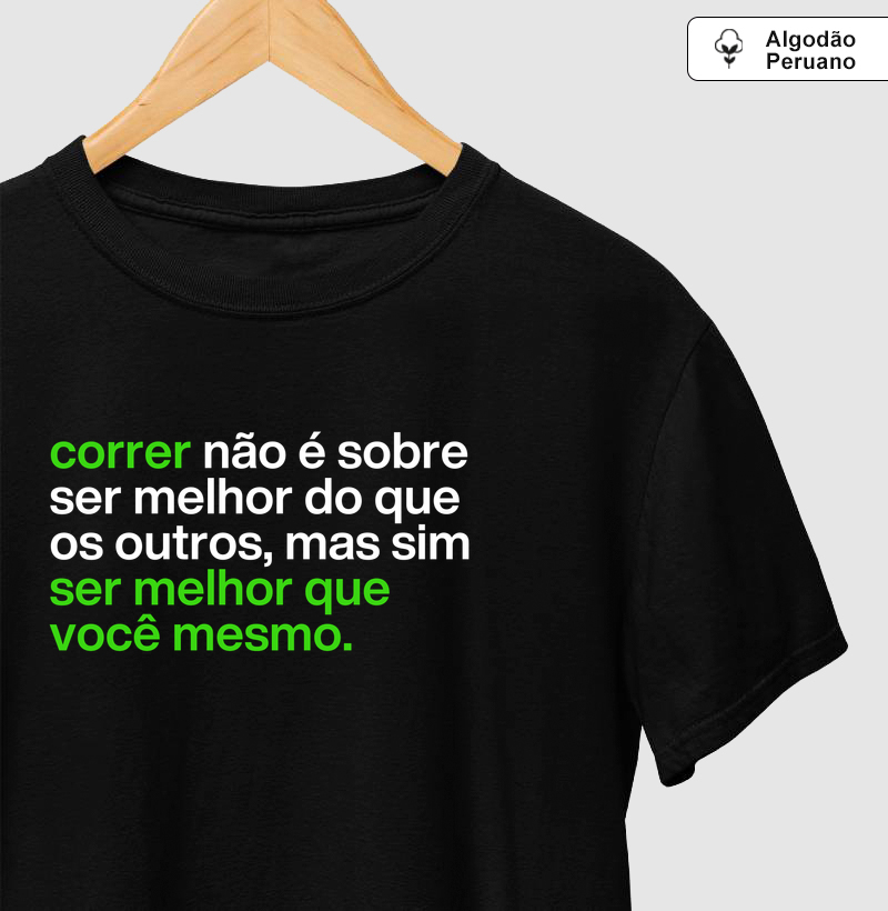 Correr é sobre você
