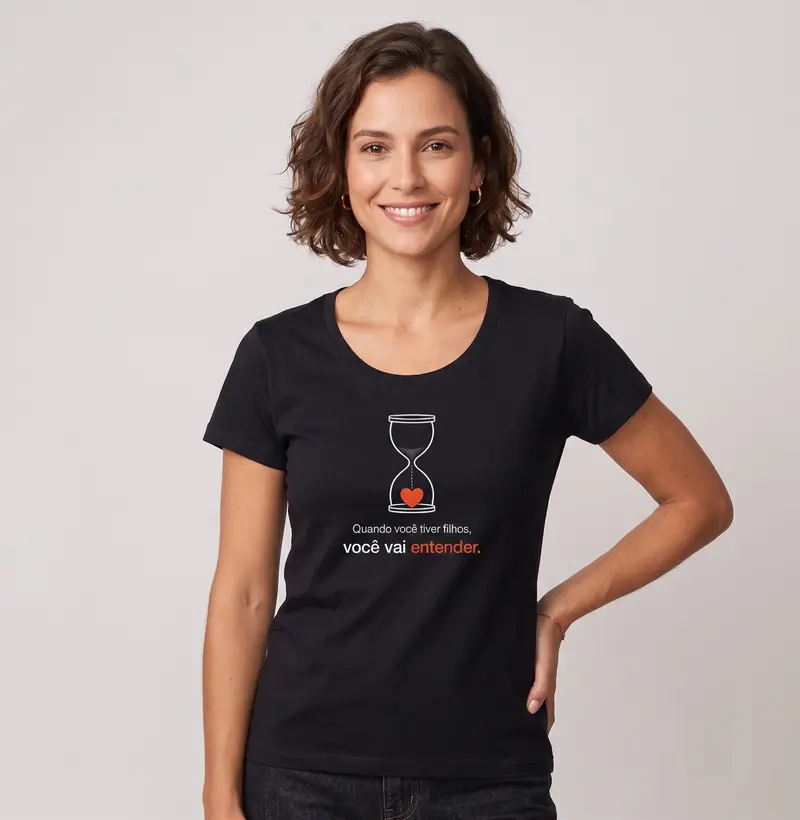 Quando você tiver filhos - Blusa Feminina Estampada