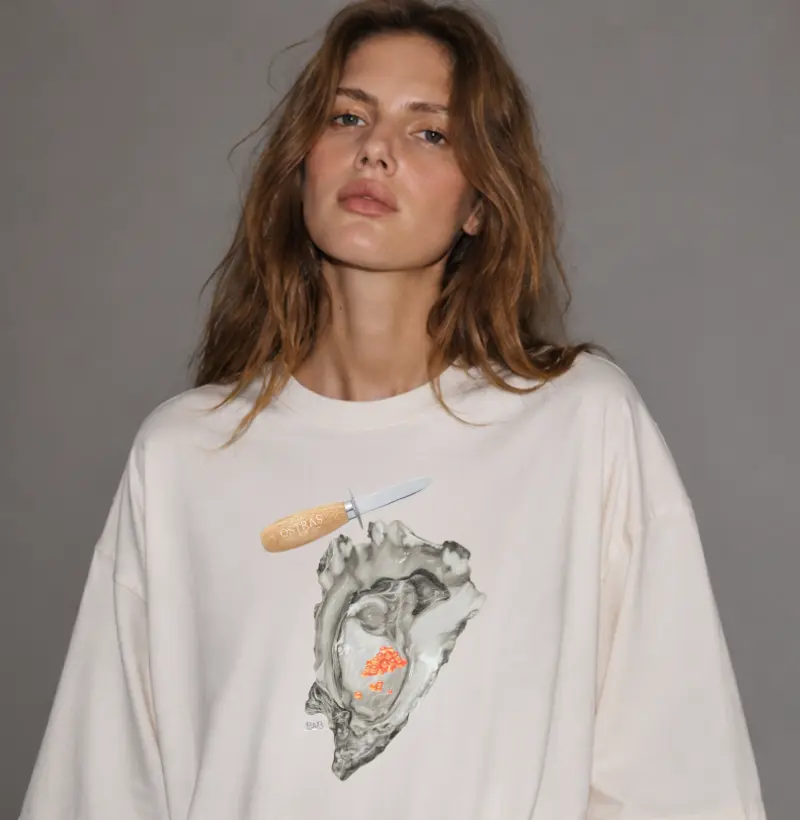 Camiseta Oversized Dz Oysters - por Enfim
