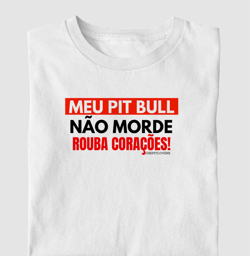 Meu pit bull não morde rouba corações