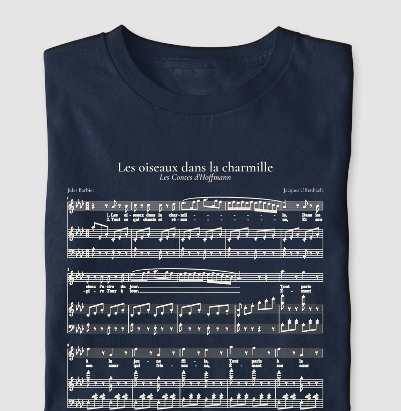 Les oiseaux dans la charmille - Hoffmann | Camiseta de Ópera