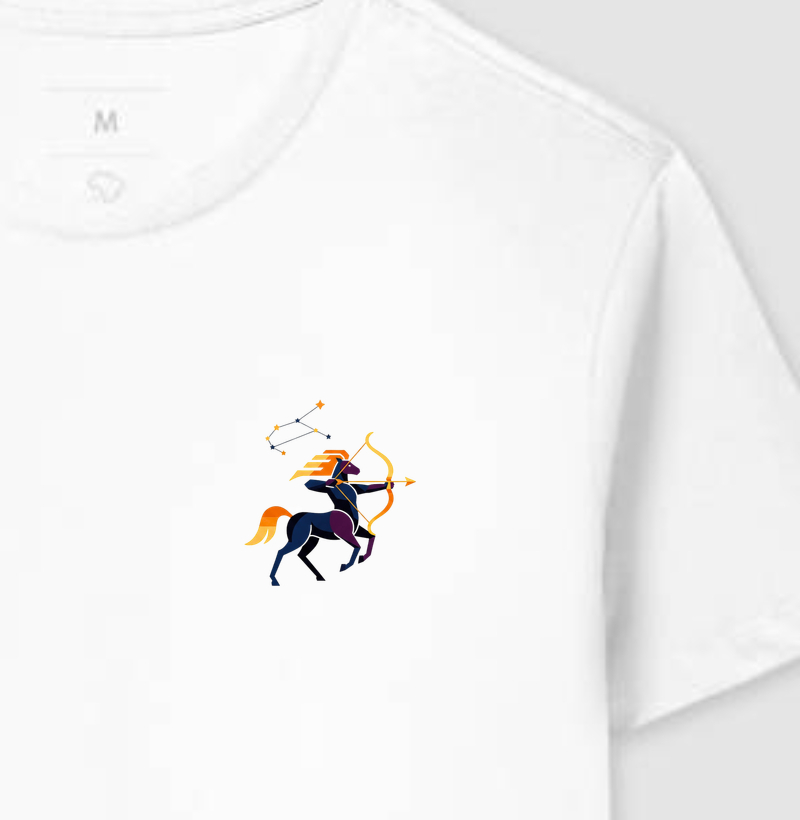 Signo de Sagitário - Minimalista Geométrico