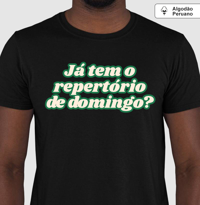 Já tem o repertório de domingo?