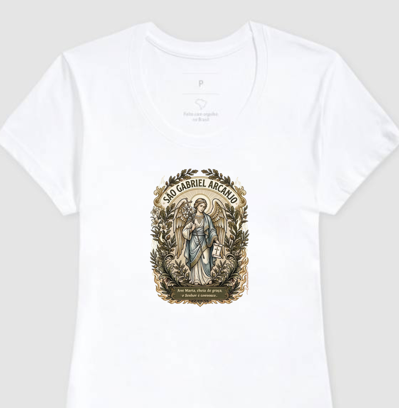 São Gabriel Arcanjo – Mensageiro da Anunciação | Arte Botânica Exclusiva