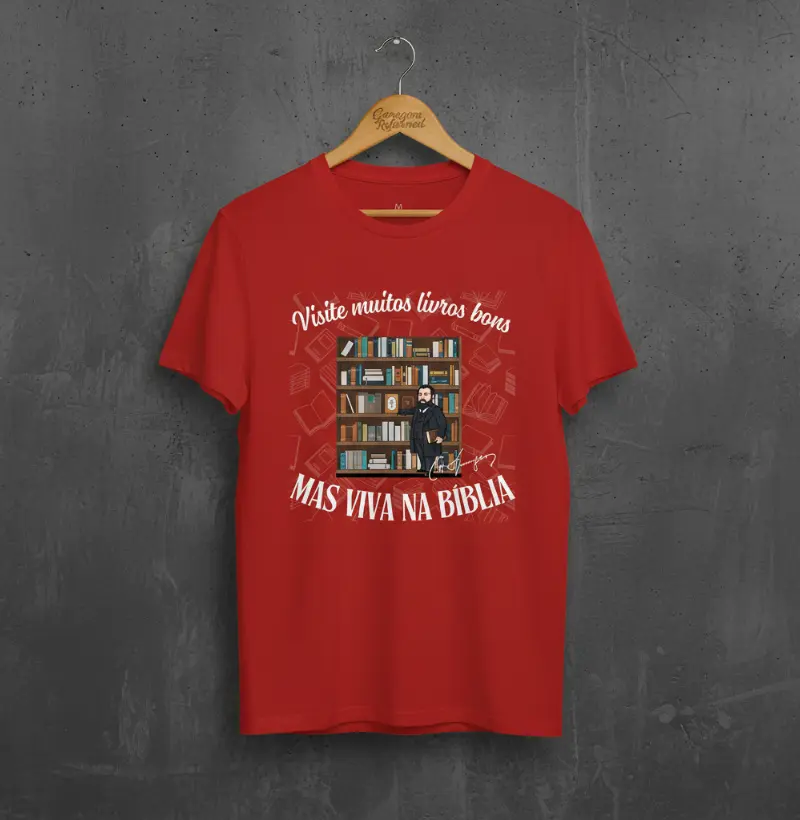 "VISITE BONS LIVROS MAS, VIVA NA BÍBLIA"