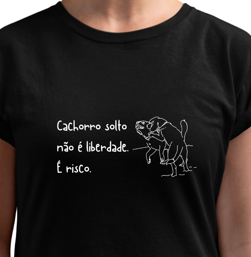 Cachorro solto não é liberdade é risco