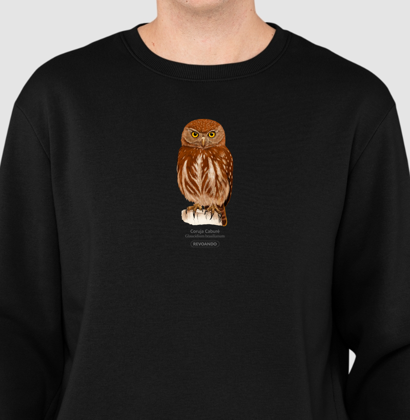 Aves do Brasil - Coruja Caburé -Moletom