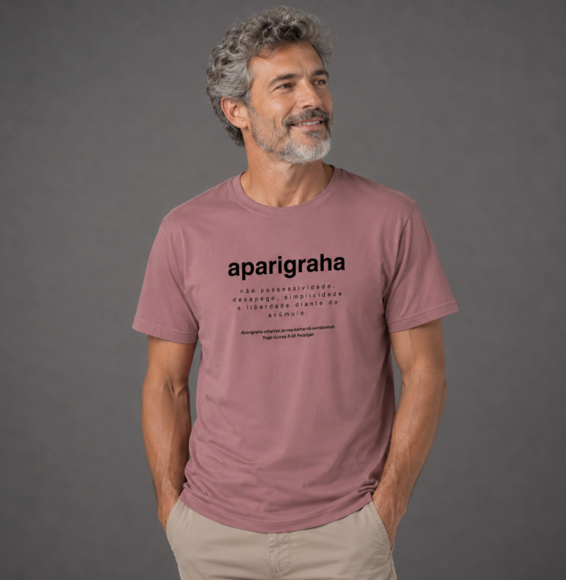 Camiseta Aparigraha – Yoga Sūtras de Patañjali