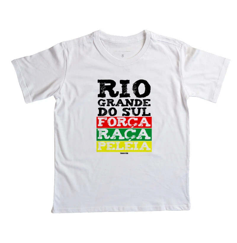 Camiseta Força, Raça e Peleia