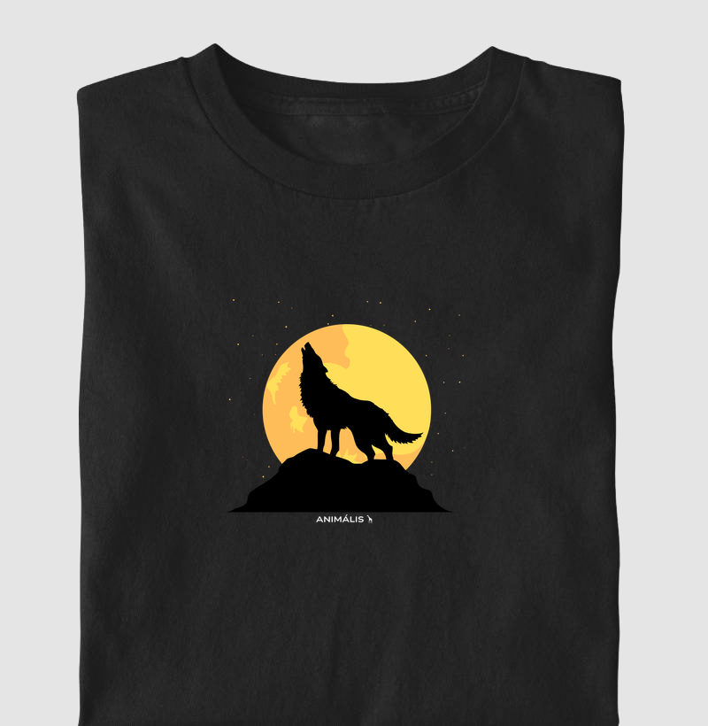 Camiseta Wolf 100% Algodão